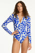 Sea Level Seascape Long Sleeve One Piece